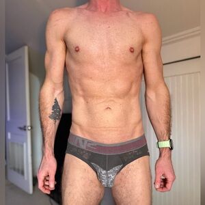C-In2 Gray Striped Briefs